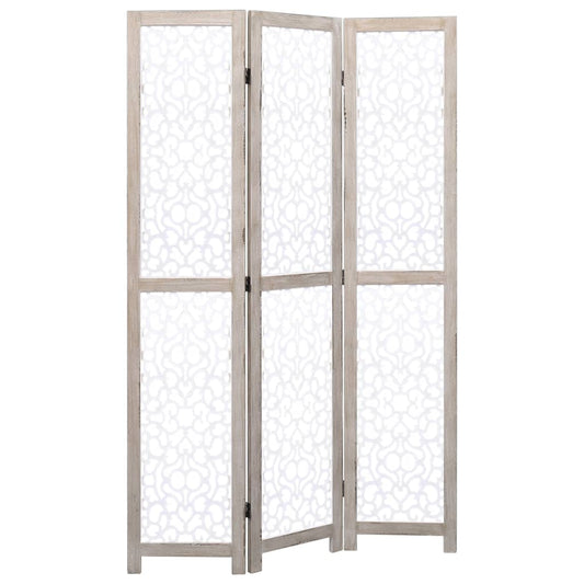 vidaXL Room Divider Folding Privacy Screen for Room Separation Solid Wood