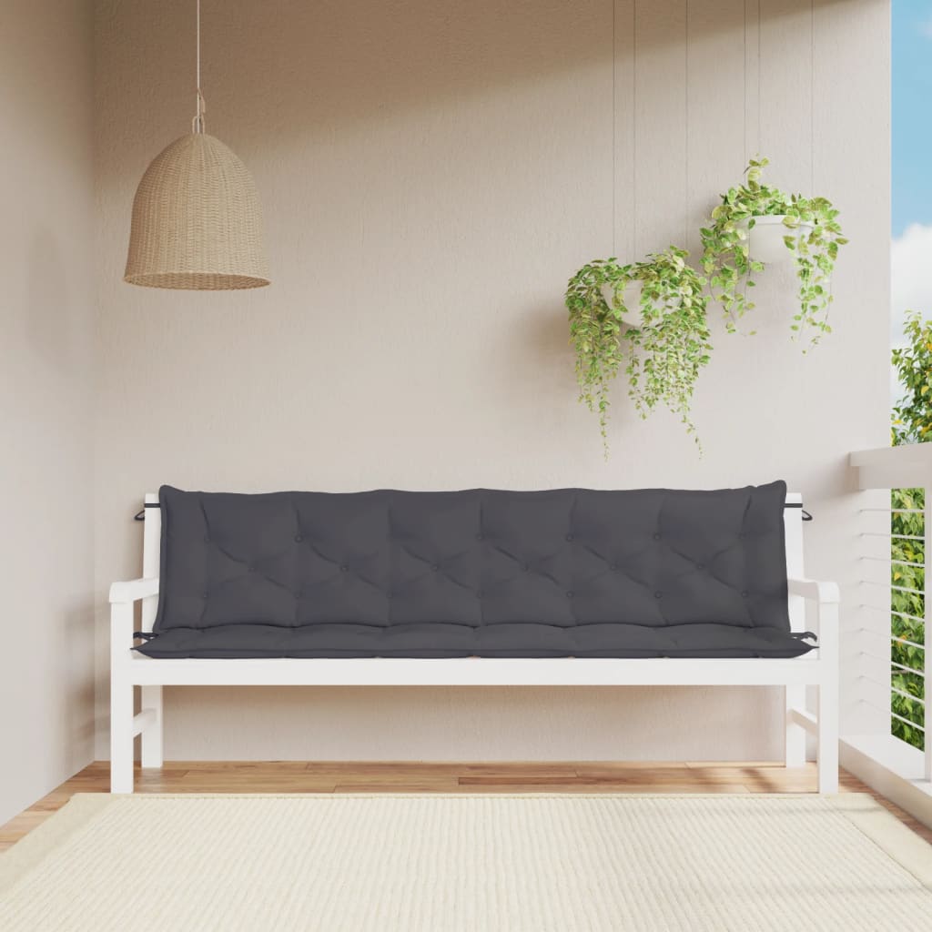 vidaXL Bench Cushion Water Repellent Outdoor Seat Cushion Pad Oxford Fabric