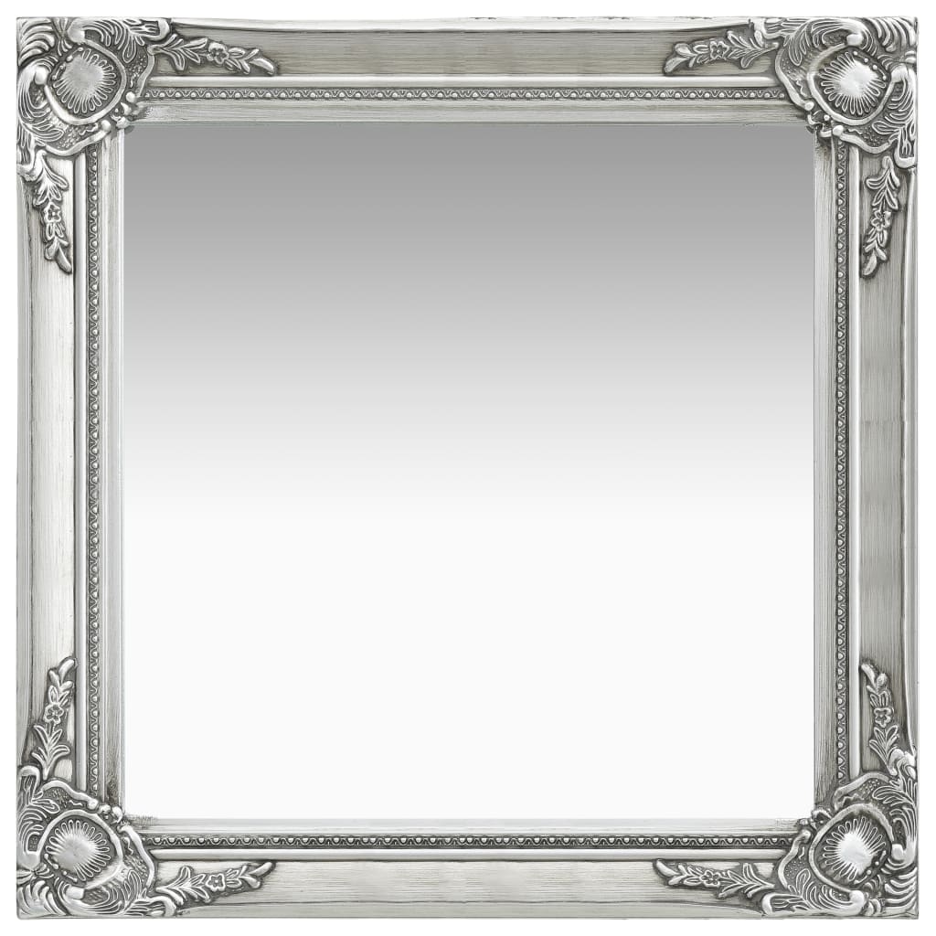 vidaXL Wall Mirror Baroque Antique Hanging Wall Mirror for Bedroom Living Room