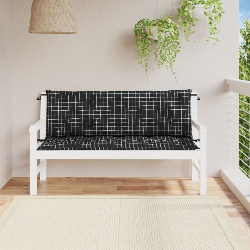 vidaXL Bench Cushion Water Repellent Outdoor Seat Cushion Pad Oxford Fabric