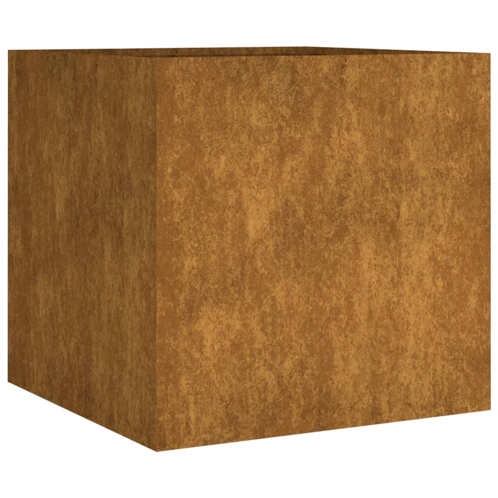 vidaXL Garden Wall Planter 19.7"x6.3"x3.9" Corten Steel
